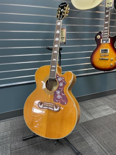 Store Special Product - Epiphone J200CE Studio Vintage Natural